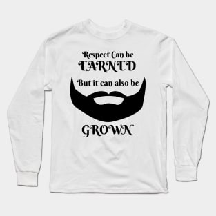 Respect The Beard Long Sleeve T-Shirt